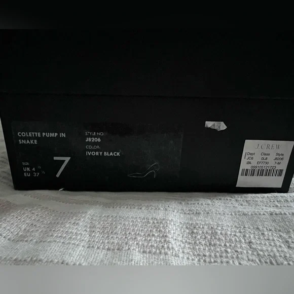 JCrew colette Pump in Snake 7US New - Picture 6 of 7
